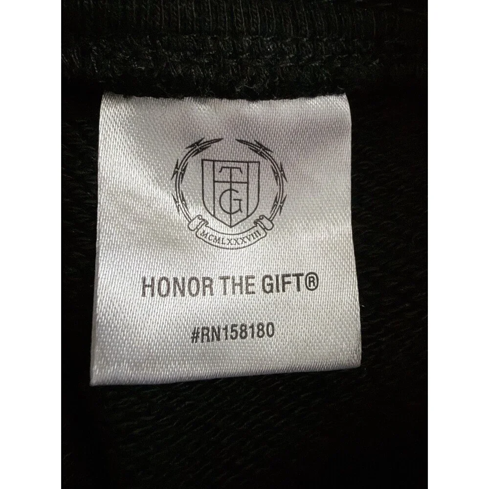 Honor The Gift Sweatsuit Set Men's Medium Black H Honor MCM LXXXVIII 2PC